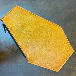 Love Pain & Stitches orange coffin wallet